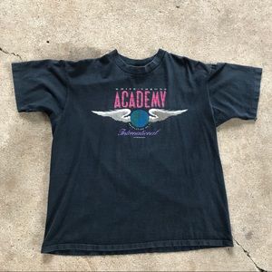 Vintage white throne academy t shirt ☂️